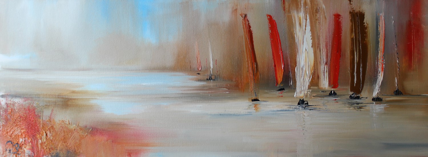 'A Rally of Sails' by artist Rosanne Barr